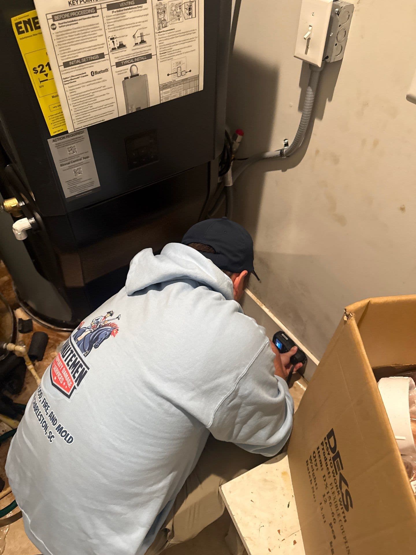 Rapid Response to Water Heater Leak in West Ashley