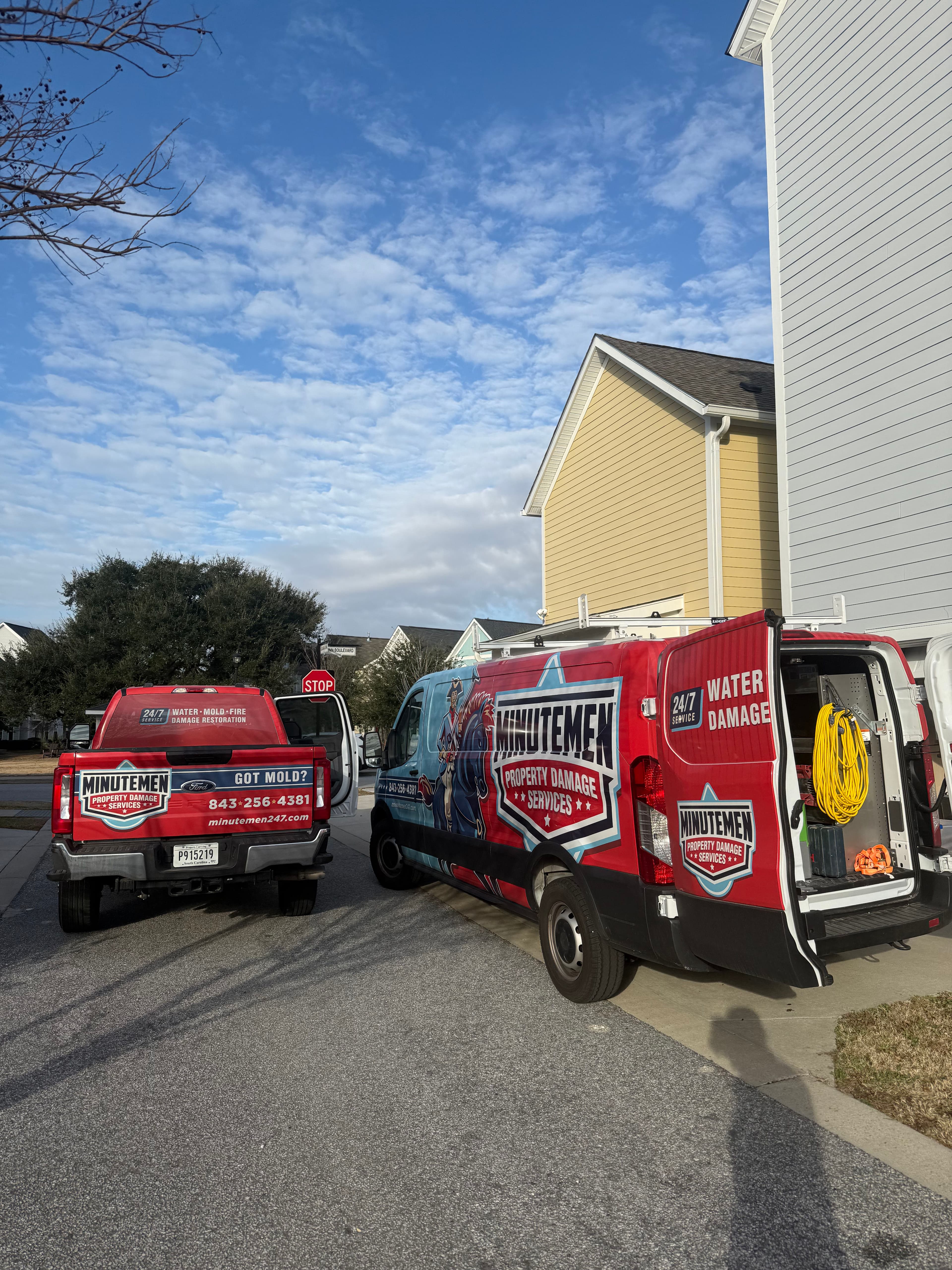 Emergency Water Damage Response Saves 3-Story Home